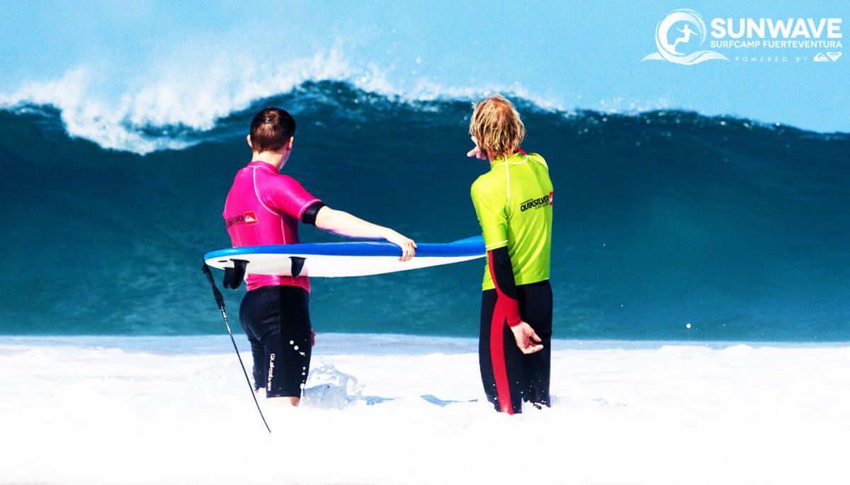 Surfen-lernen Surfkurs Wellenreiten Surfschule Corralejo