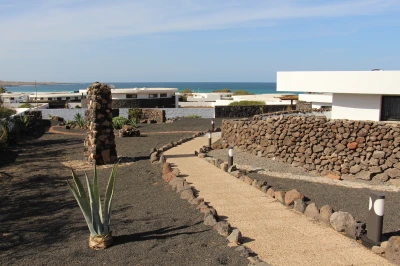 Beach Villa Daida Famara garden views